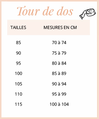 tour de dos