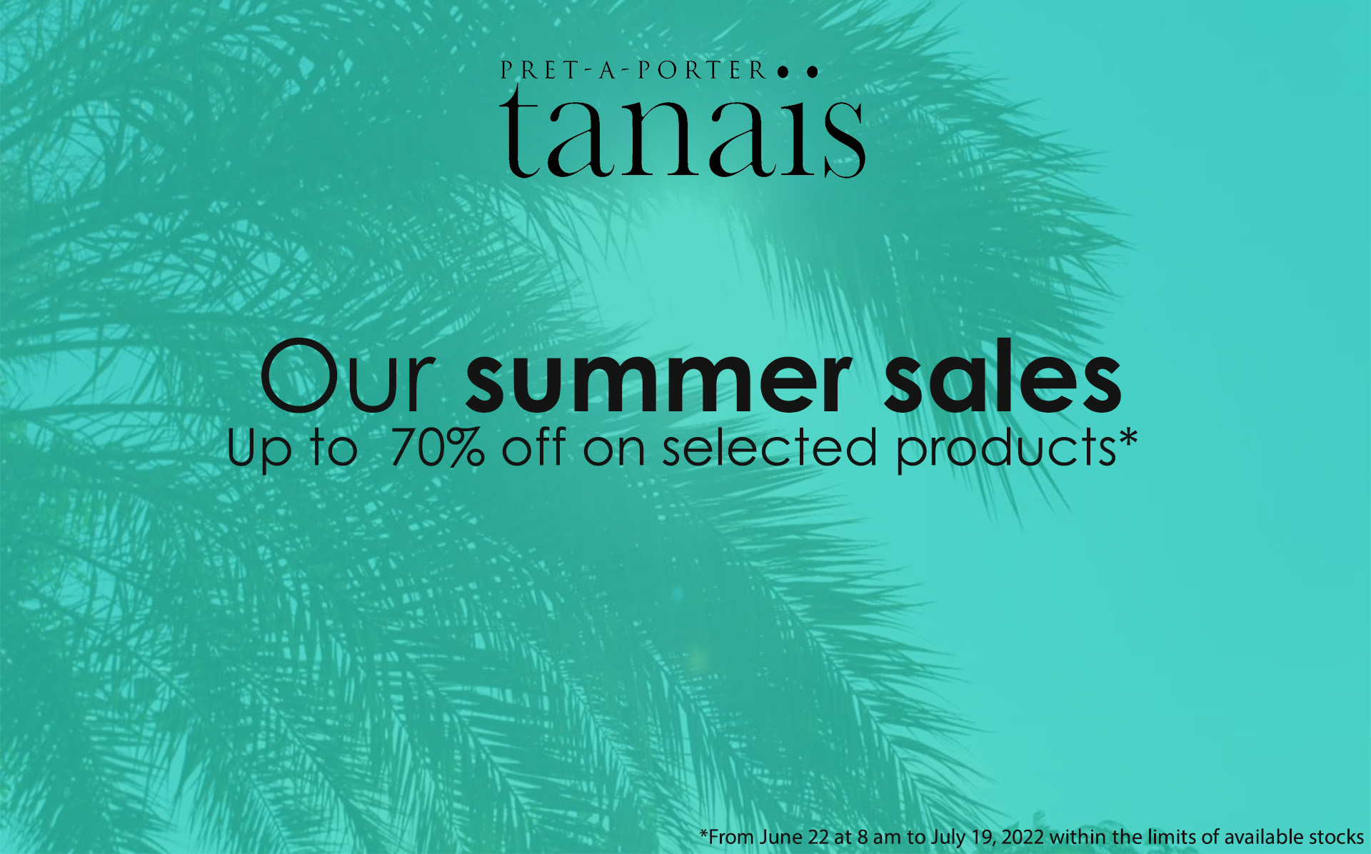 Soldes Tanais Anglais